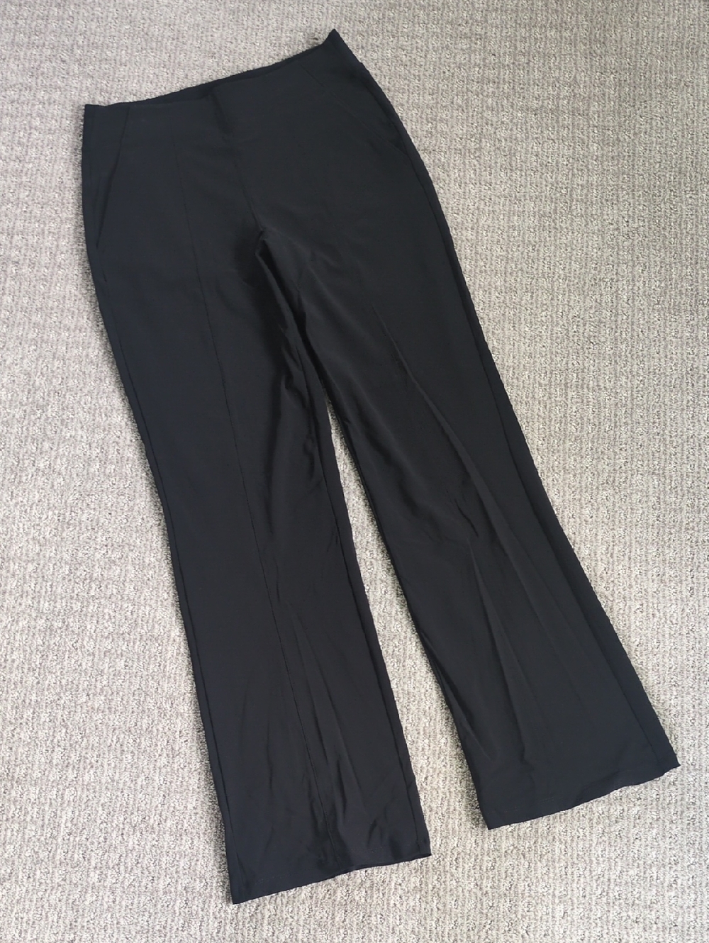 PRISTINE Athleta Black High Rise Tailored Pull On Trouser-Style Pant, Sz 6(T)